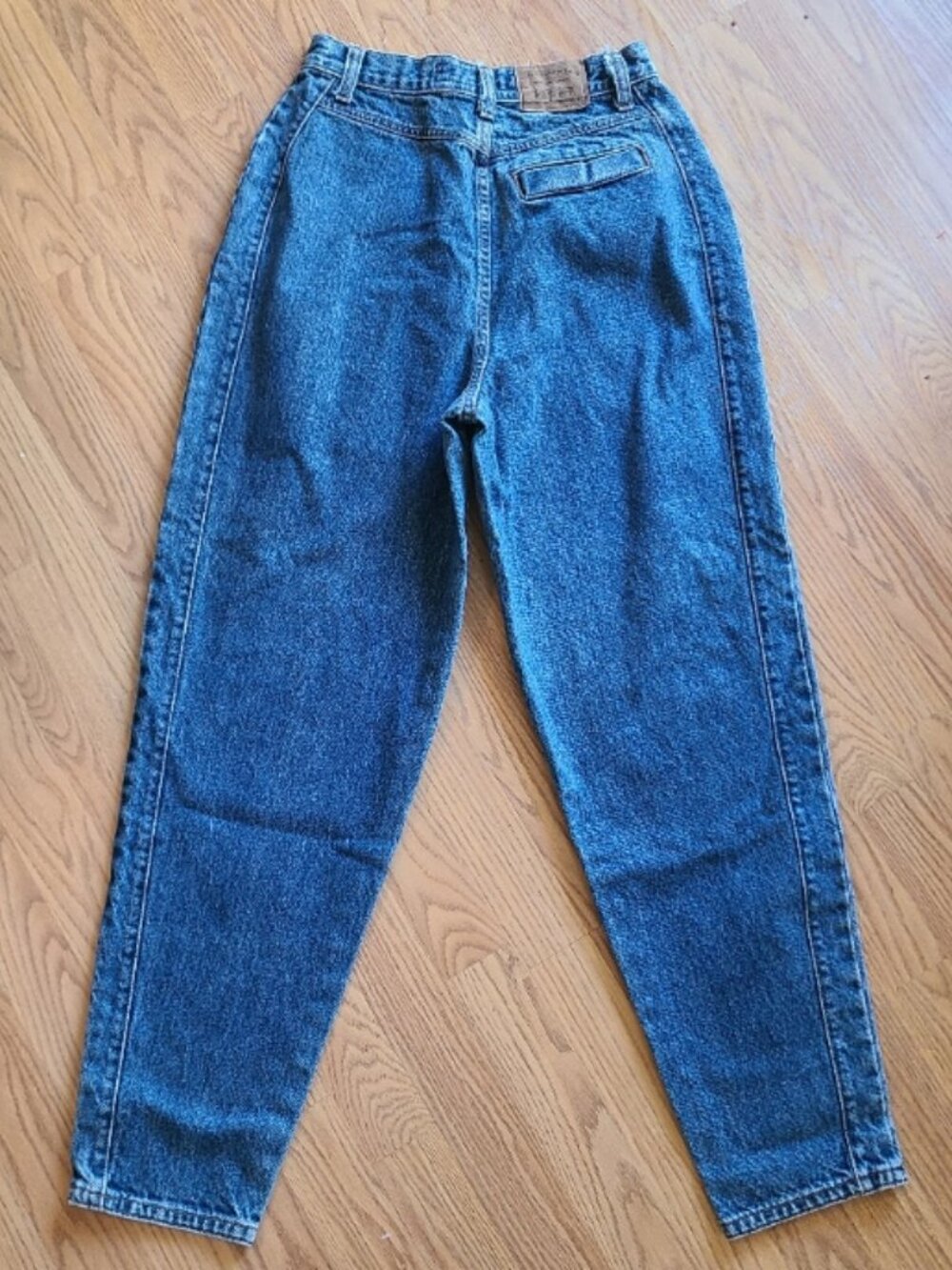 VINTAGE 90s LEVI'S 900 SERIES MOM JEANS HIGH RISE CARROT PLEATED DENIM 1991 26" - Picture 3 of 8